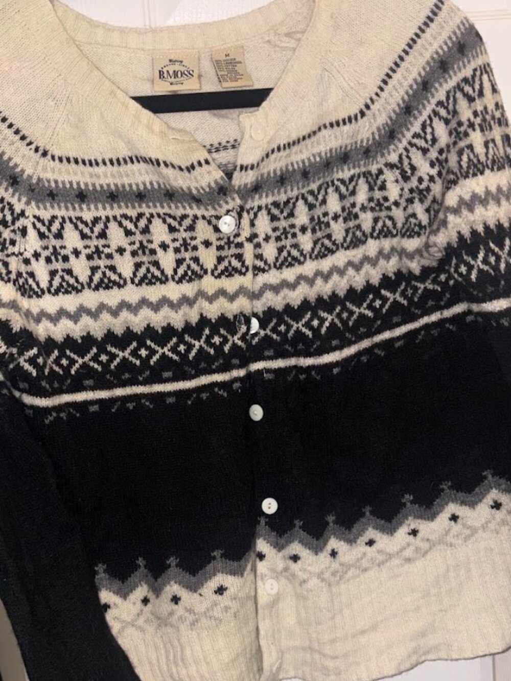 Vintage B. Moss Cardigan